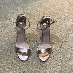 Tony Bianco strappy rose gold sandals